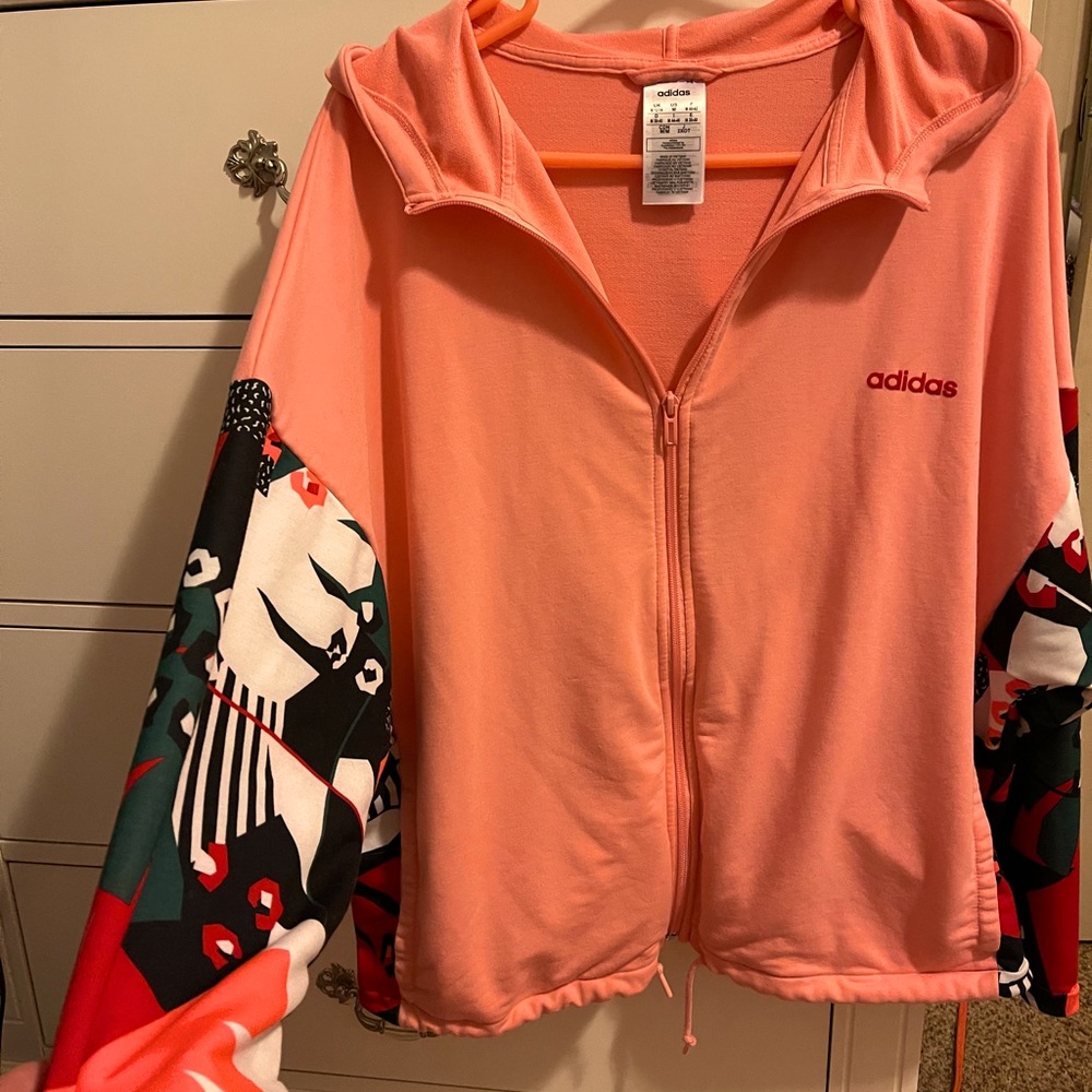 Adidas zip up Hoodie Jacket